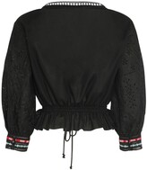 Thumbnail for your product : Ermanno Scervino Eyelet Lace Cotton Crop Top
