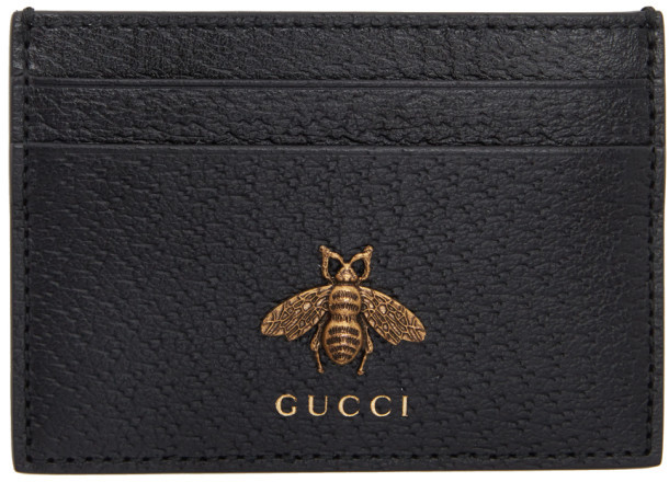 gucci bee card case
