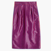 Thumbnail for your product : J.Crew Pintucked pencil skirt in houndstooth jacquard