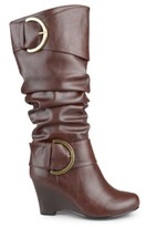 Thumbnail for your product : Journee Collection Meme Wide Calf Wedge Boot