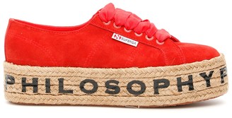 superga platform pelle