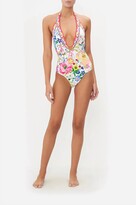 Ring Detail Plunge V One Piece In 