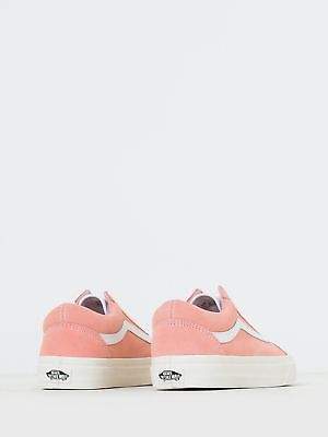 Vans New Womens Old Skool Retro Sneakers In Pink Suede Sneakers
