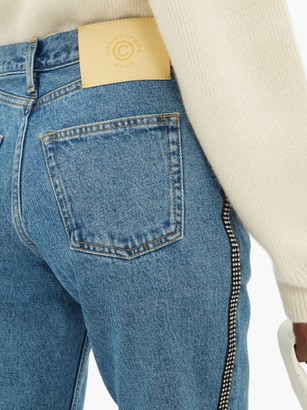 Christopher Kane Crystal-embellished Straight-leg Jeans - Denim