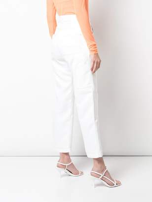 Nomia stitch detail ankle trousers