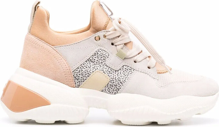 Hogan Logo Leather Trainers