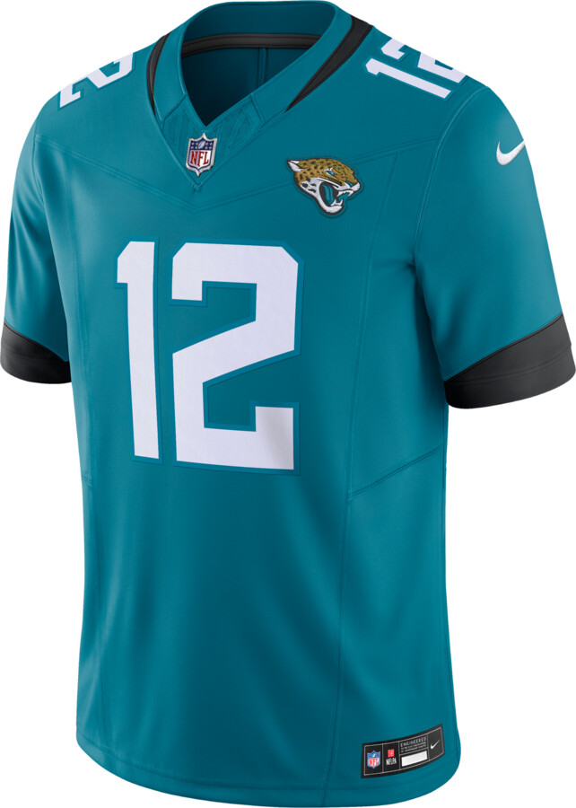 Nike Travis Hunter Jacksonville Jaguars 2025 NFL Draft First Round Pick Men's Dri-FIT NFL Limited Jersey in Blue | 31NMJJLA9NF-S07