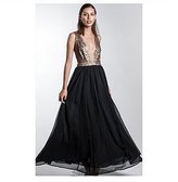 Thumbnail for your product : Concrete Runway Own the Night Sequins Maxi Dress