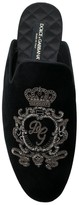 Thumbnail for your product : Dolce & Gabbana Embellished Velvet Loafers