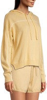 Thumbnail for your product : Minnie Rose Oversized Pipe-Embellished Cashmere Hoodie