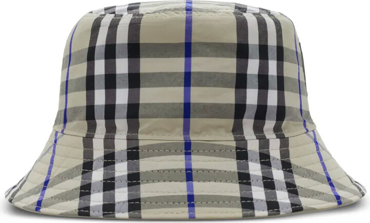 Burberry Children Check-Pattern Reversible Bucket Hat