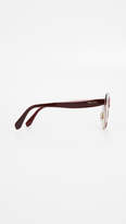 Thumbnail for your product : Miu Miu Cut Frame Mirrored Sunglasses