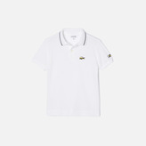 Thumbnail for your product : Lacoste Plain polo with Maritime flags flag crocodile
