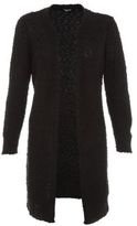 Thumbnail for your product : New Look Teens Black Popcorn Textured Midi Cardigan