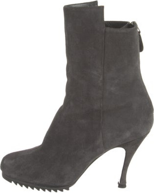 balenciaga suede boots