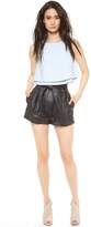 Thumbnail for your product : Lover Downtown Leather Shorts