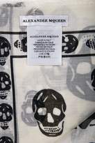 Thumbnail for your product : Alexander McQueen Skull Printed Modal \u0026 Silk Blend Scarf