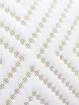 Thumbnail for your product : Melange Home Diamond Square Stitch Cotton Quilt Set