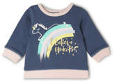 Thumbnail for your product : Sprout NEW Girls Mix & Match Sweat Top Indigo