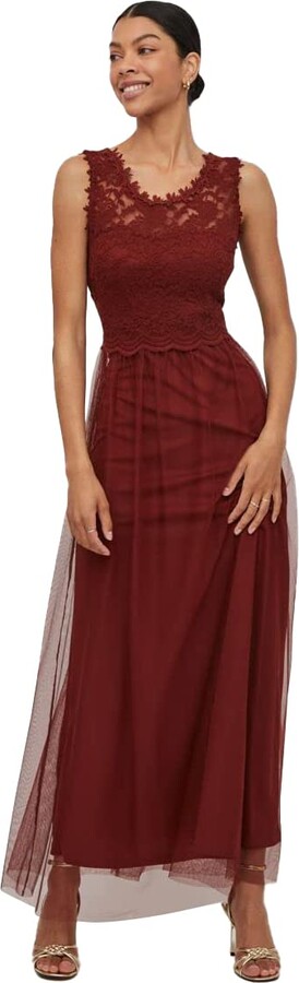 Vila Women's Vilynnea Maxi Dress-Noos - ShopStyle
