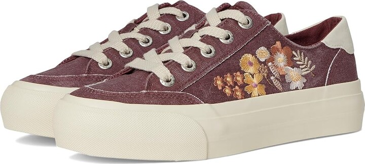 Blowfish Malibu Sadie-Sun 3 Women's Shoes Deep Red Canvas : 8 M, Canvas/Faux Leather