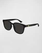 Thumbnail for your product : Gucci Square GG Injected Sunglasses