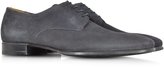 Thumbnail for your product : a. testoni A.Testoni Winter Denim Suede and Calf Leather Lace Up Derby Shoe