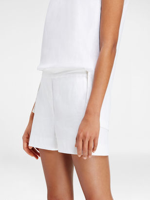 DKNY Open Back Linen Jumpsuit