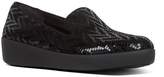 Thumbnail for your product : Next Womens FitFlop Black Audrey Smoking Chevron Suede Shoe