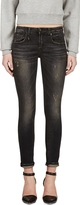 Thumbnail for your product : R 13 Black Distressed Kate Skinny Jeans