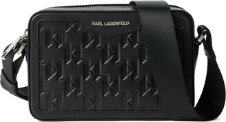 Karl Lagerfeld K/Monogram Jacquard Camera Bag