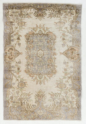 Canora Grey One of a Kind Floral Design Turkish Rug