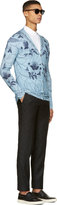 Thumbnail for your product : Alexander McQueen Blue Paisley & Floral Sweater