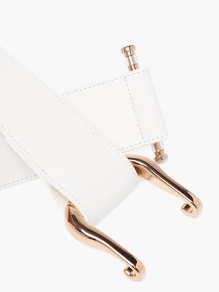 Gabriela Hearst Saddle Leather Belt - White Gold