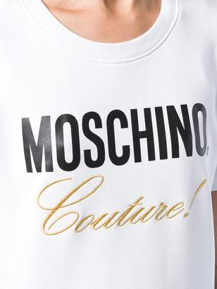 Moschino logo print T-shirt dress