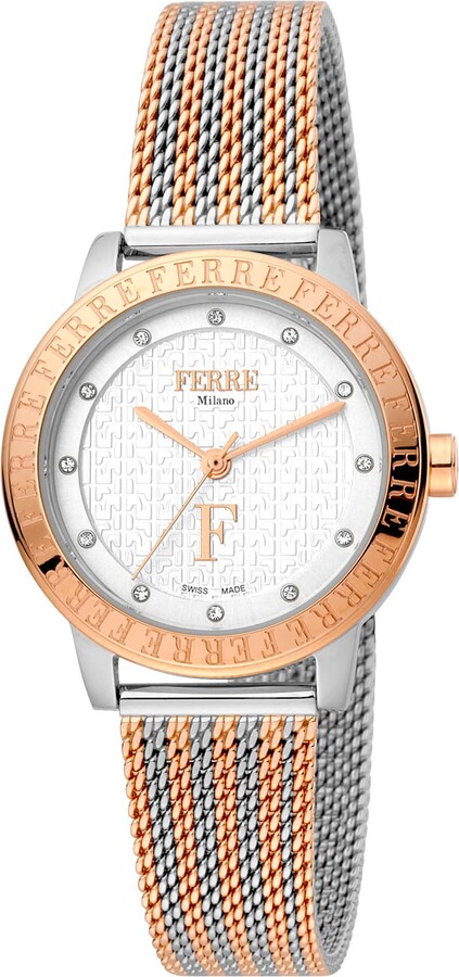 Ferré Milano Women's White dial Watch