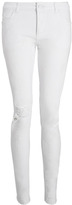 Thumbnail for your product : Whistles Distressed White Skinny Jeans