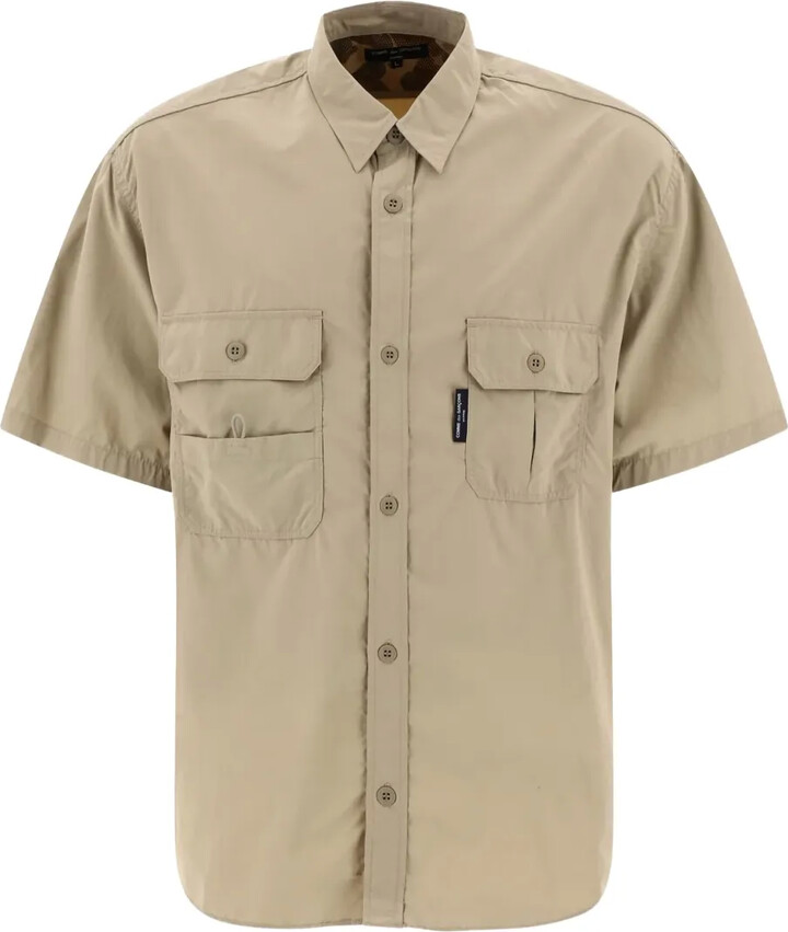 Comme des Garçons Homme Flap-Pocket Short-Sleeved Shirt