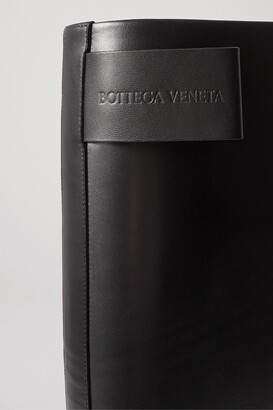 Bottega Veneta Leather Knee Boots - Black