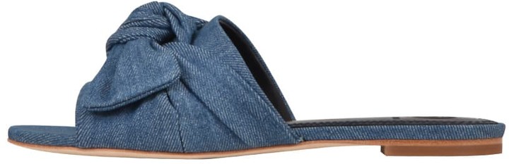 Tory Burch Annabelle Bow Slides - ShopStyle Sandals
