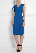 Thumbnail for your product : Fendi Wrap-effect stretch-georgette dress