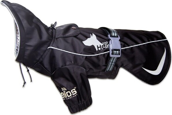 Dog Helios DogHelios(R)Ice-BreakerExtendableHoodDogCoatwithHeatReflectiveTechnology,Black,SM