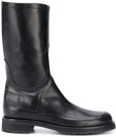 Thumbnail for your product : Ann Demeulemeester Round-Toe Zipped Ankle Boots