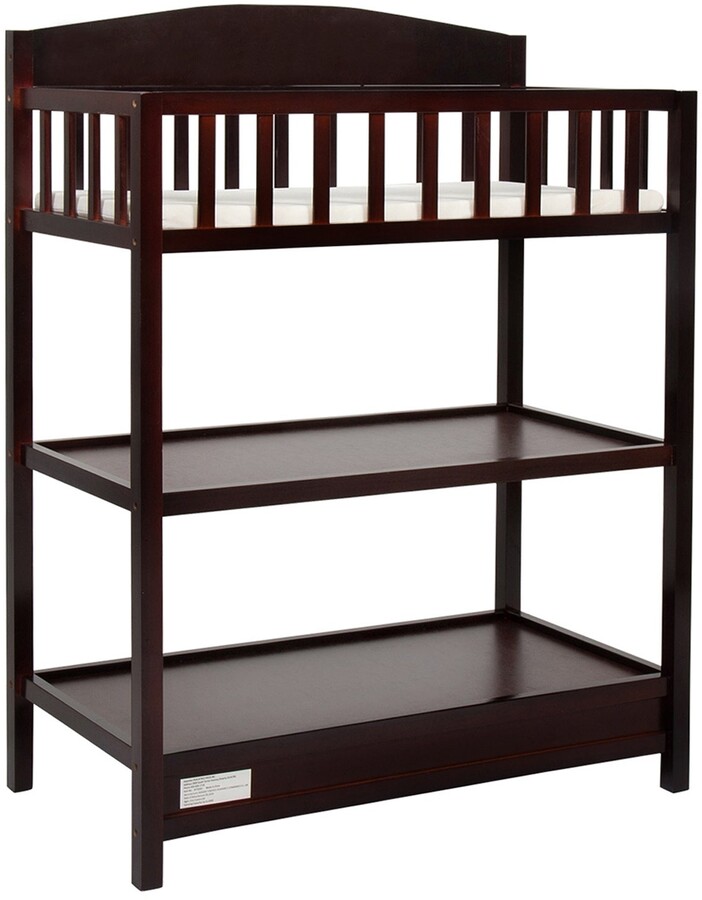 Kinbor Baby Changing Table With Safety Rails, Modern Changing Table w