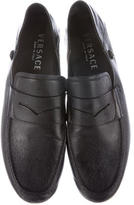Thumbnail for your product : Versace Leather Penny Loafers