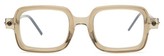 Thumbnail for your product : Kuboraum Square Acetate Glasses - Beige