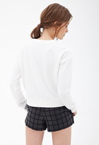 Thumbnail for your product : Forever 21 Ribbed Knit Sweatshirt