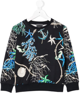 Versace marine print sweatshirt