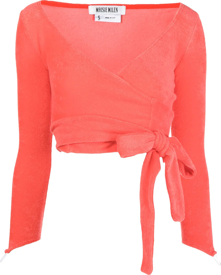 MAISIE WILEN Dramady tie-fastened top