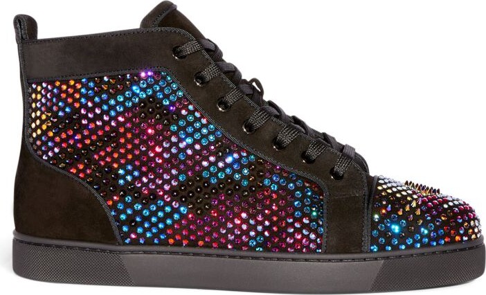 christian louboutin louis strass high top mint condition ($2,999 Msrp)